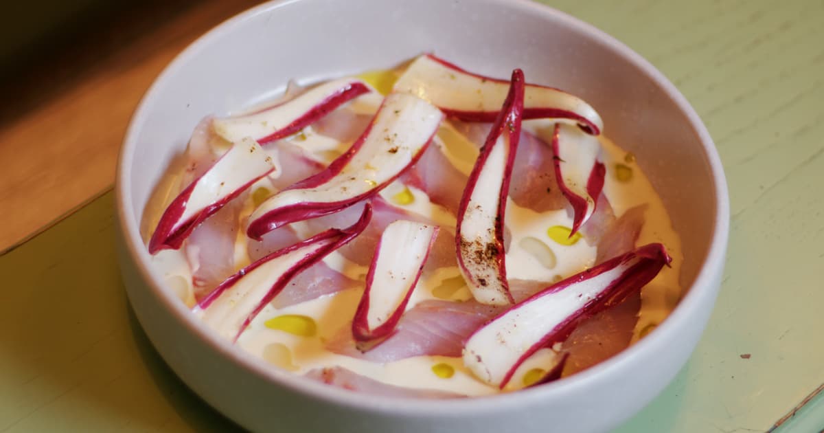 Composed dining plate