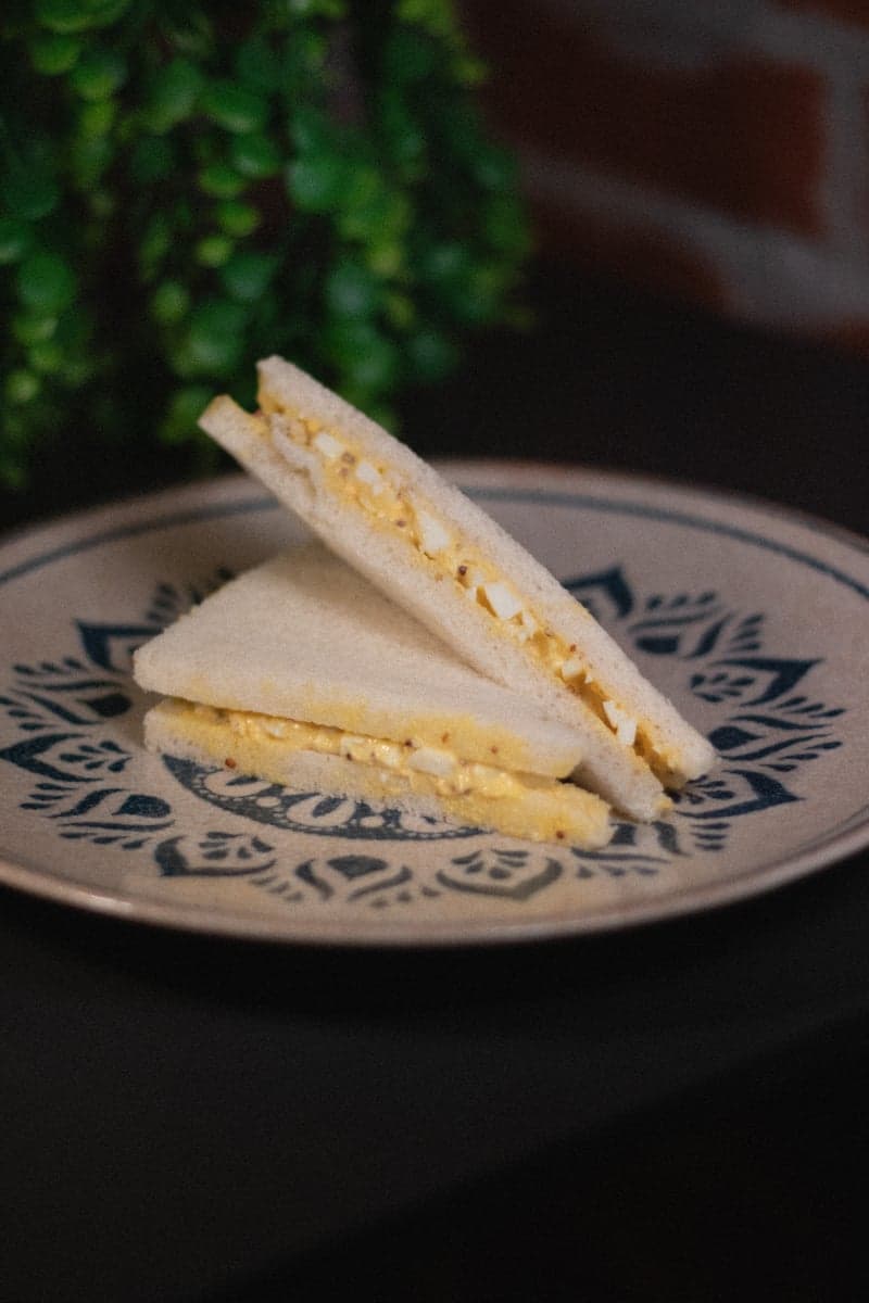 Egg Sando, brunch at Grego's restaurant in Omiš