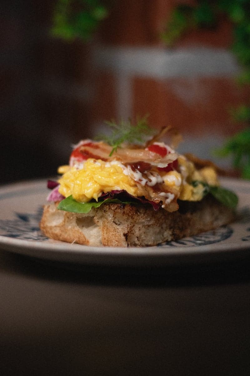 Scrambled Eggs, brunch at Grego's restaurant in Omiš